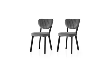 Ezzie Spisestol - Svart/Antrasitt - Møbler - Stoler - Spisestuestoler & kjøkkenstoler