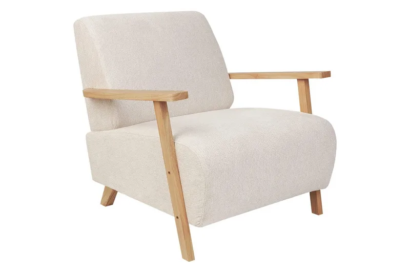 Fåtölj Beige, Brun