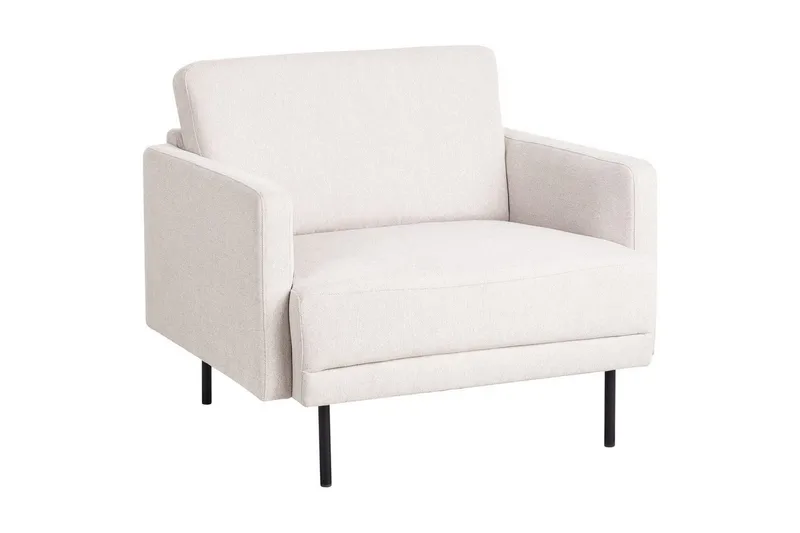 Fåtölj Beige, Svart