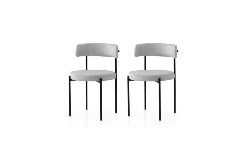 Faria Spisestol, Svart/Grå