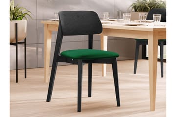 Ferrara Spisestol - Grønn/Svart - Møbler - Stoler - Spisestuestoler & kjøkkenstoler