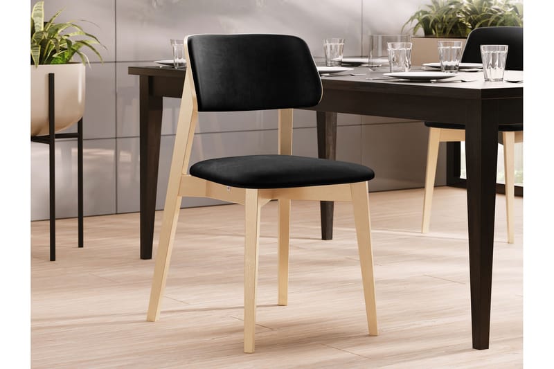 Ferrara Spisestol - Svart/Beige - Møbler - Stoler - Spisestuestoler & kjøkkenstoler