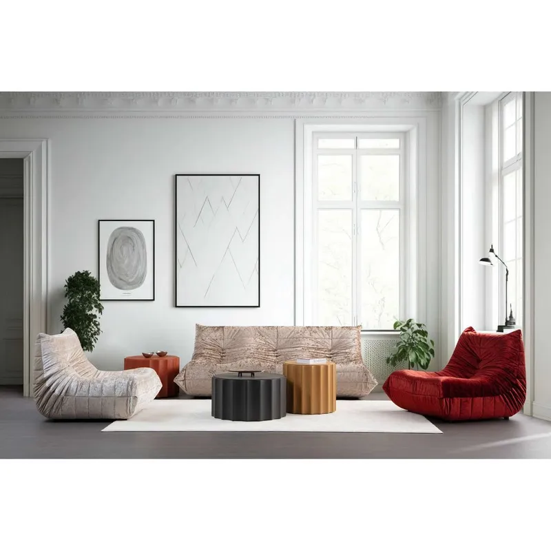 Feylorin Loungestol - Kremhvit - Møbler - Stoler - Lenestoler