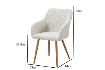 Filippa spisestol - Hvit - Møbler - Stoler - Spisestuestoler & kjøkkenstoler