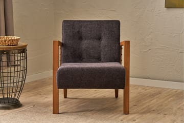 Finegard Lenestol - Antrasitt - Møbler - Stoler - Lenestoler