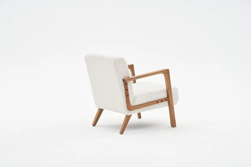 Finegard Lenestol - Krem - Møbler - Stoler - Lenestoler