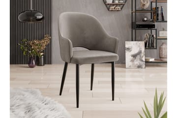 Fito Armlenestol - Grå/Svart - Møbler - Stoler - Spisestuestoler & kjøkkenstoler