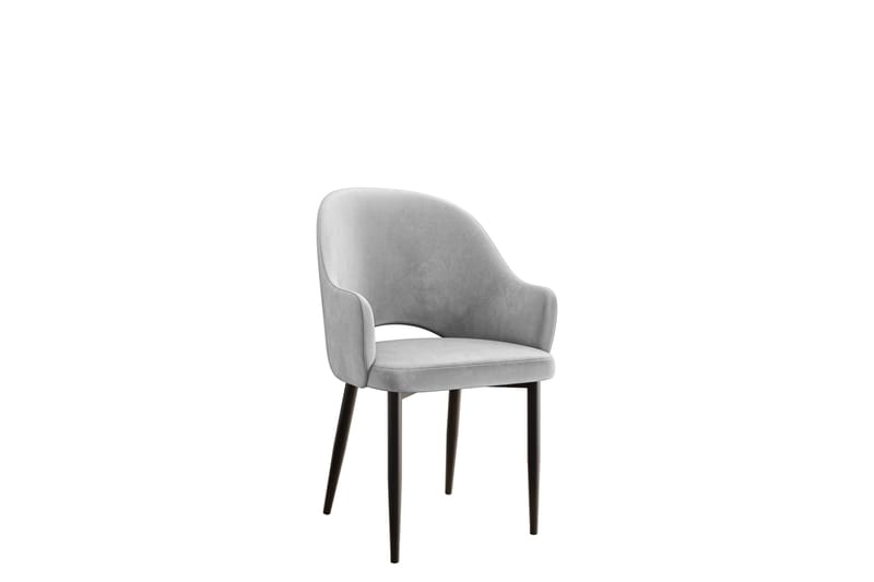 Fito Armlenestol, Lys grå/Svart