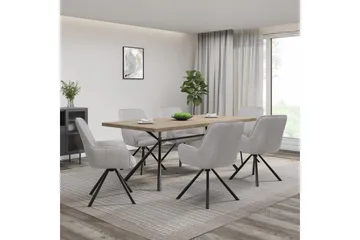 Flaurent Karmstol - Hvit - Møbler - Stoler - Spisestuestoler & kjøkkenstoler