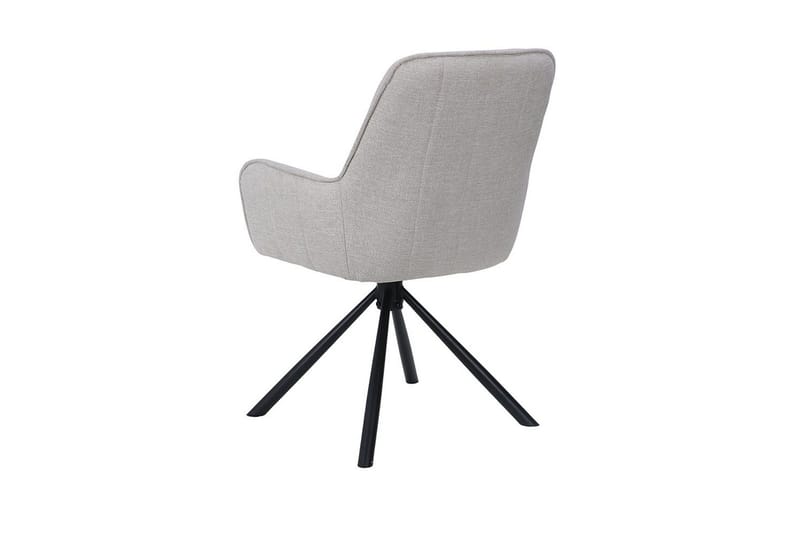 Flaurent Karmstol - Hvit - Møbler - Stoler - Spisestuestoler & kjøkkenstoler