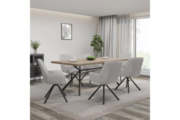 Flaurent Karmstol - Hvit - Møbler - Stoler - Spisestuestoler & kjøkkenstoler