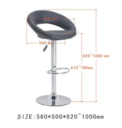 Freddy Barkrakk 100 cm - Svart - Møbler - Stoler - Barstol