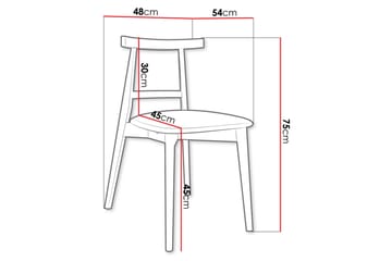 Freewill Spisestol - Brun/Beige - Møbler - Stoler - Spisestuestoler & kjøkkenstoler