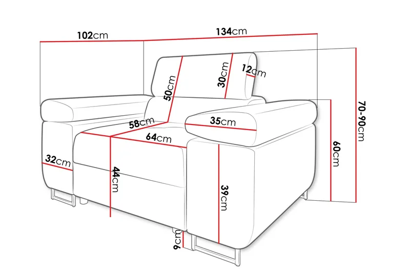 Gabina Lenestol - Grønn - Møbler - Stoler - Lenestoler