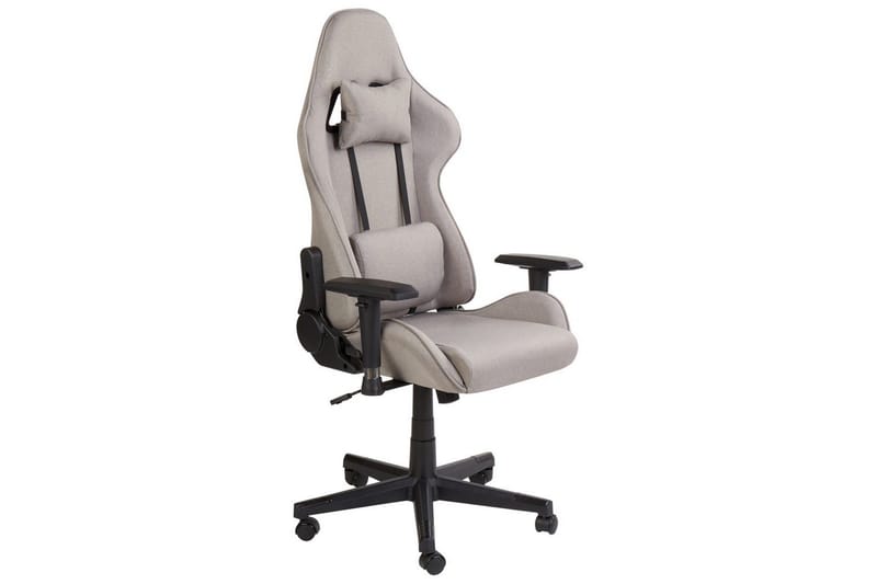 Gamingstol Warrior Beige/svart, Beige/svart