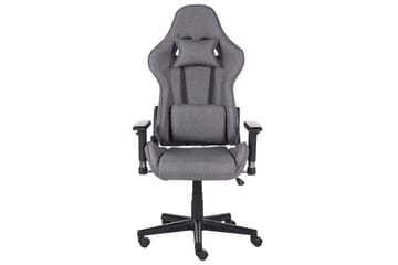 Gamingstol Warrior Grå/svart - Grå/svart - Møbler - Stoler - Gamingstol