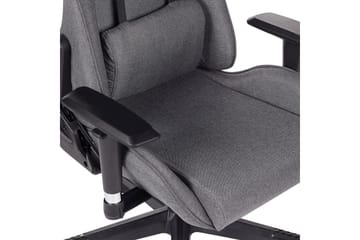 Gamingstol Warrior Grå/svart - Grå/svart - Møbler - Stoler - Gamingstol