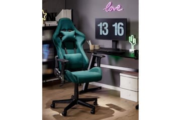 Gamingstol Warrior Grønn/svart - Grønn/svart - Møbler - Stoler - Gamingstol
