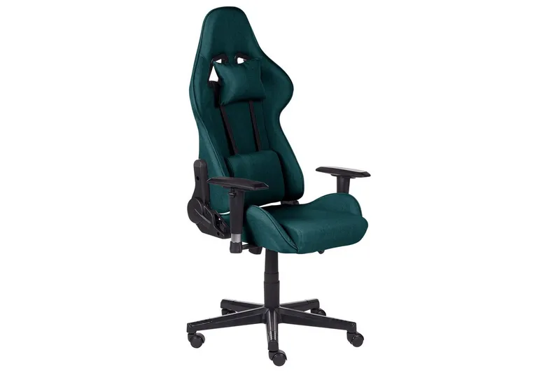Gamingstol Warrior Grønn/svart, Grønn/svart