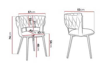 Garrick Armstol - Beige - Møbler - Stoler - Spisestuestoler & kjøkkenstoler