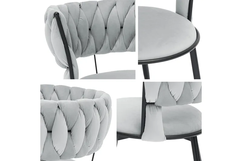 Garrick Armstol - Grå - Møbler - Stoler - Spisestuestoler & kjøkkenstoler