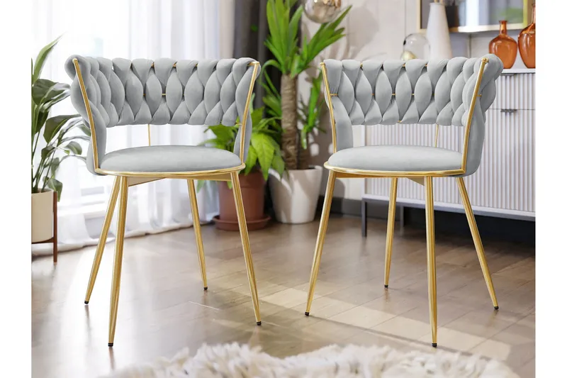 Garrick Armstol - Grå - Møbler - Stoler - Spisestuestoler & kjøkkenstoler