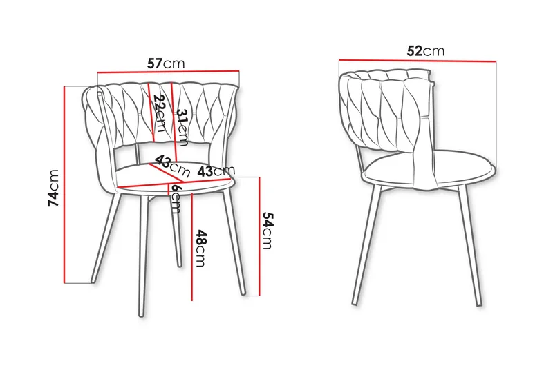 Garrick Armstol - Grå - Møbler - Stoler - Spisestuestoler & kjøkkenstoler