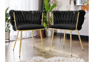 Garrick Armstol - Svart - Møbler - Stoler - Spisestuestoler & kjøkkenstoler