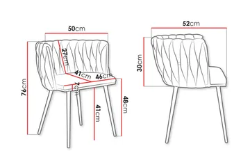 Garrick Armstol - Svart - Møbler - Stoler - Spisestuestoler & kjøkkenstoler