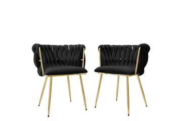 Garrick Armstol - Svart - Møbler - Stoler - Spisestuestoler & kjøkkenstoler