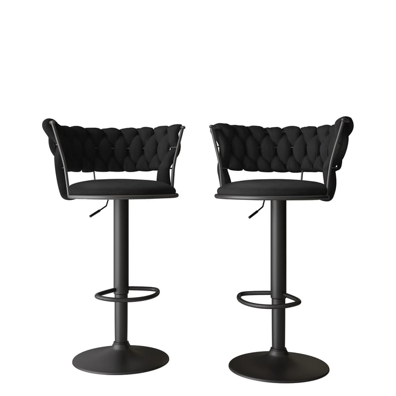 Garrick Barstol 76 cm 2-pakning - Svart - Møbler - Stoler - Barstol