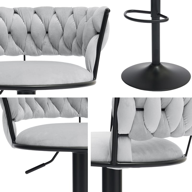 Garrick Barstol 76 cm 2-pakning - Svart - Møbler - Stoler - Barstol