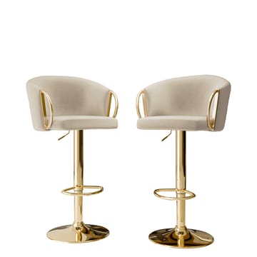 Garrick Barstol 84 cm 2-pakning - Beige - Møbler - Stoler - Barstol