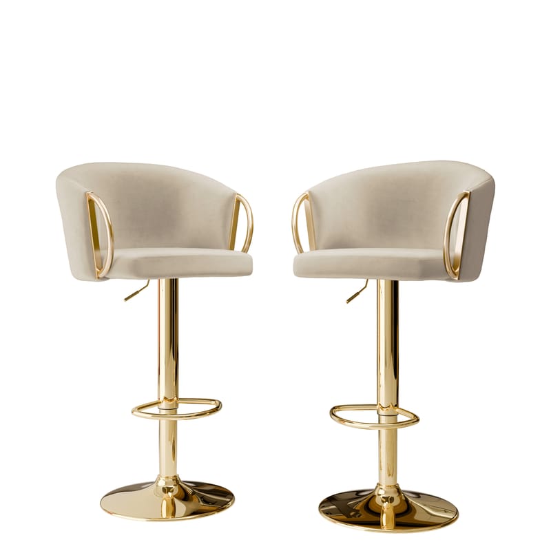 Garrick Barstol 84 cm 2-pakning - Beige - Møbler - Stoler - Barstol