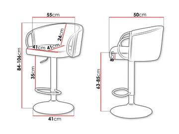 Garrick Barstol 84 cm 2-pakning - Beige - Møbler - Stoler - Barstol