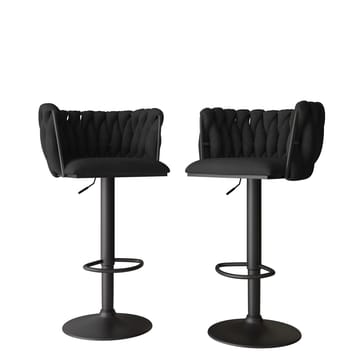 Garrick Barstol 85 cm 2-pakning - Svart - Møbler - Stoler - Barstol
