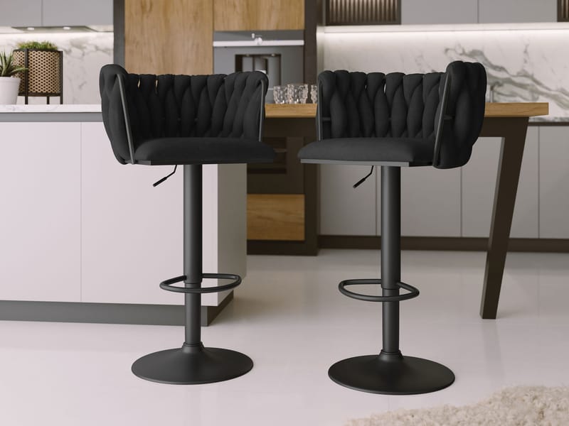 Garrick Barstol 85 cm 2-pakning - Svart - Møbler - Stoler - Barstol