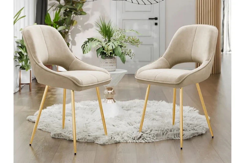 Garrick Spisestol - Beige - Møbler - Stoler - Spisestuestoler & kjøkkenstoler