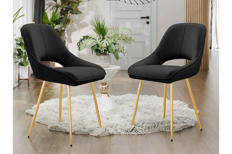Garrick Spisestol - Svart - Møbler - Stoler - Spisestuestoler & kjøkkenstoler
