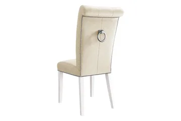 Garvin Spisestol - Beige/Hvit - Møbler - Stoler - Spisestuestoler & kjøkkenstoler