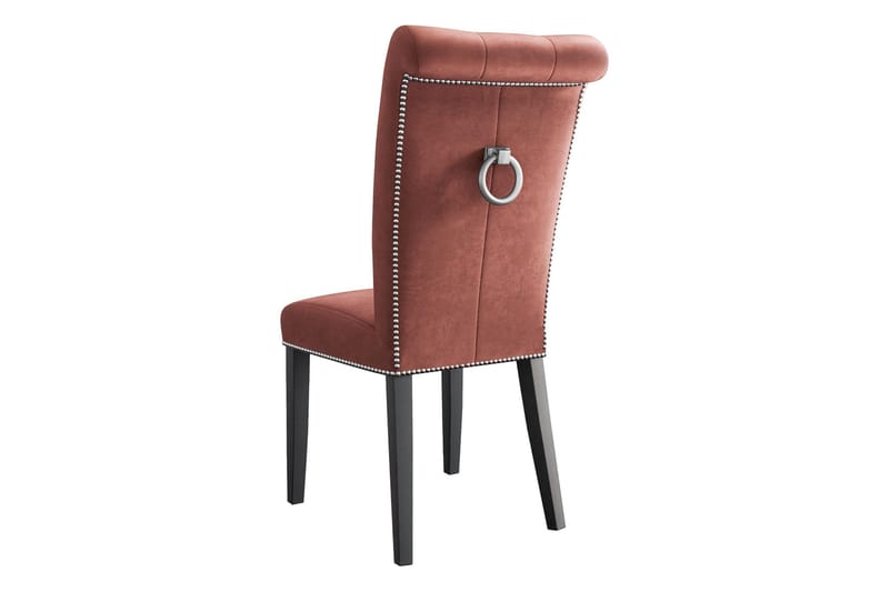 Garvin Spisestol - Rosa/Svart - Møbler - Stoler - Spisestuestoler & kjøkkenstoler