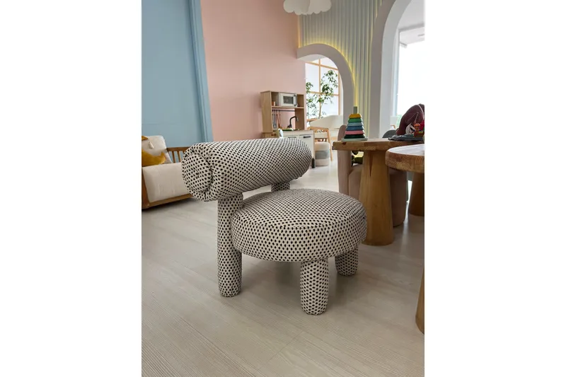 Gavon Lenestol - Svart/Hvit - Møbler - Stoler - Lenestoler