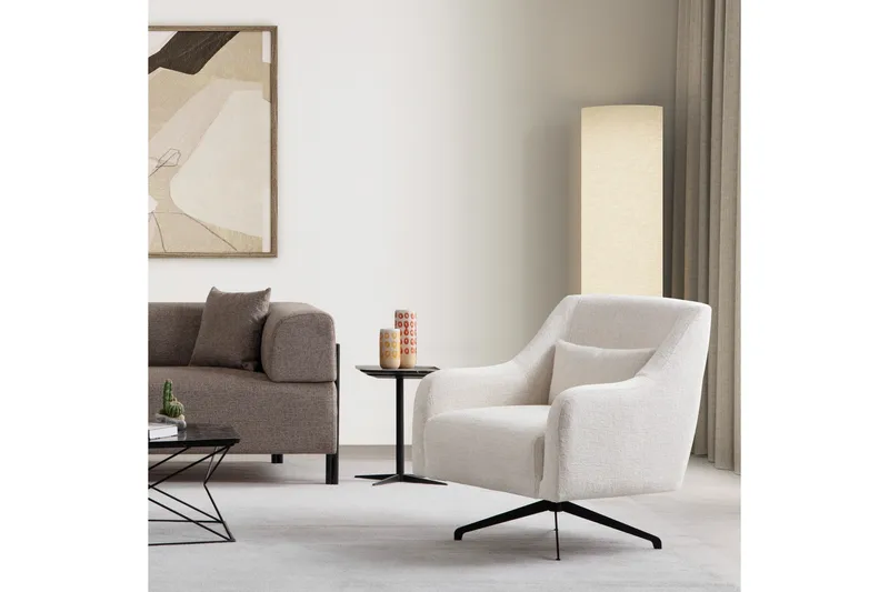 Gio Lenestol - Hvit - Møbler - Stoler - Lenestoler