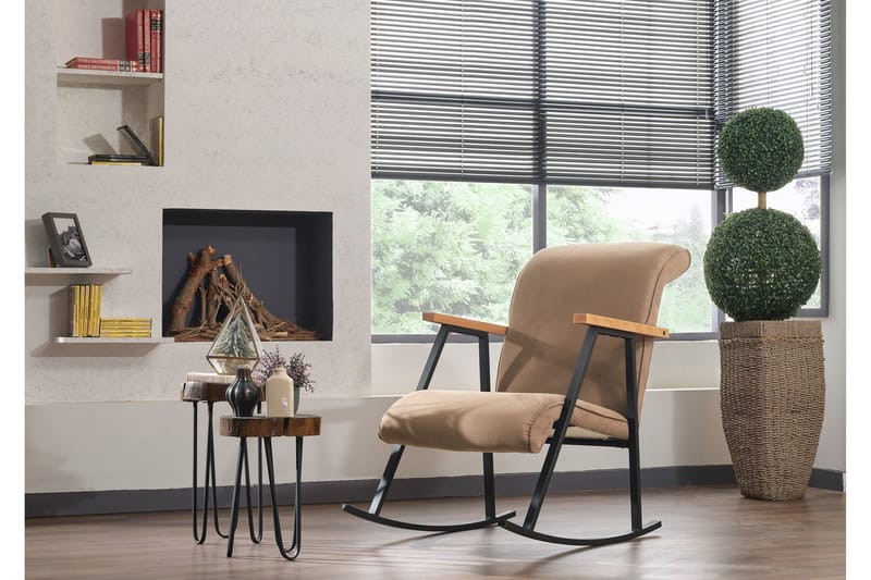 Glennon Gyngestol - Lys brun - Møbler - Stoler - Lenestoler