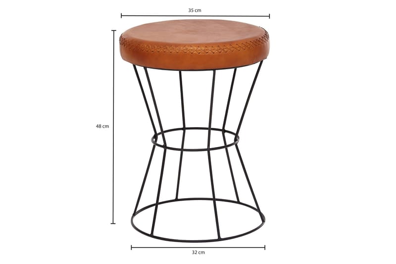 Gotiya Krakk - Brun - Møbler - Stoler - Krakk