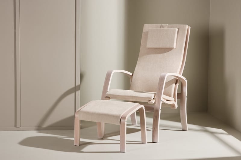 Grötö Lenestol - Lysegrå - Møbler - Stoler - Lenestoler