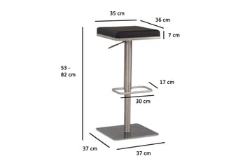 Gungi Barstol 82 cm - Sølv - Møbler - Stoler - Barstol