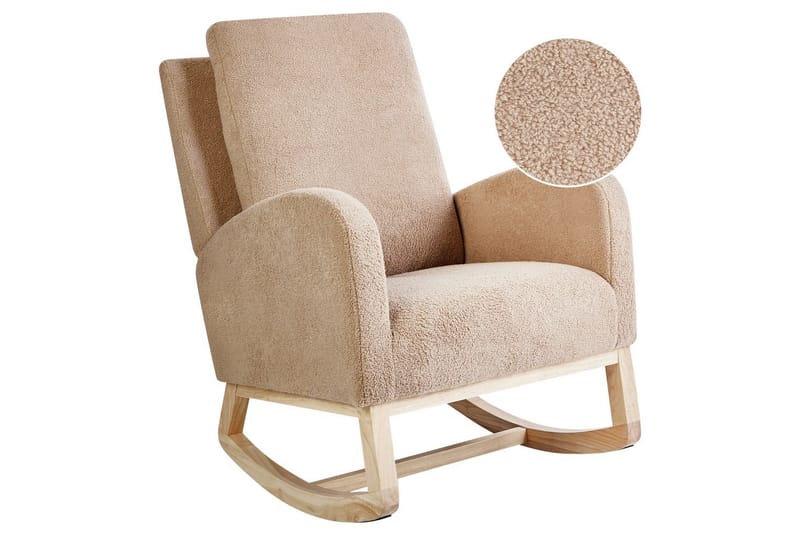 Gyngestol Alsta - Beige, brun - Møbler - Stoler - Lenestoler