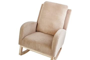 Gyngestol Alsta - Beige, brun - Møbler - Stoler - Lenestoler