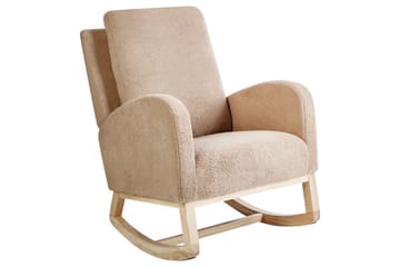 Gyngestol Alsta - Beige, brun - Møbler - Stoler - Lenestoler